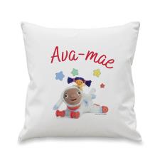 Personalised Moon and Me Little Nana & Lambkin Cushion
